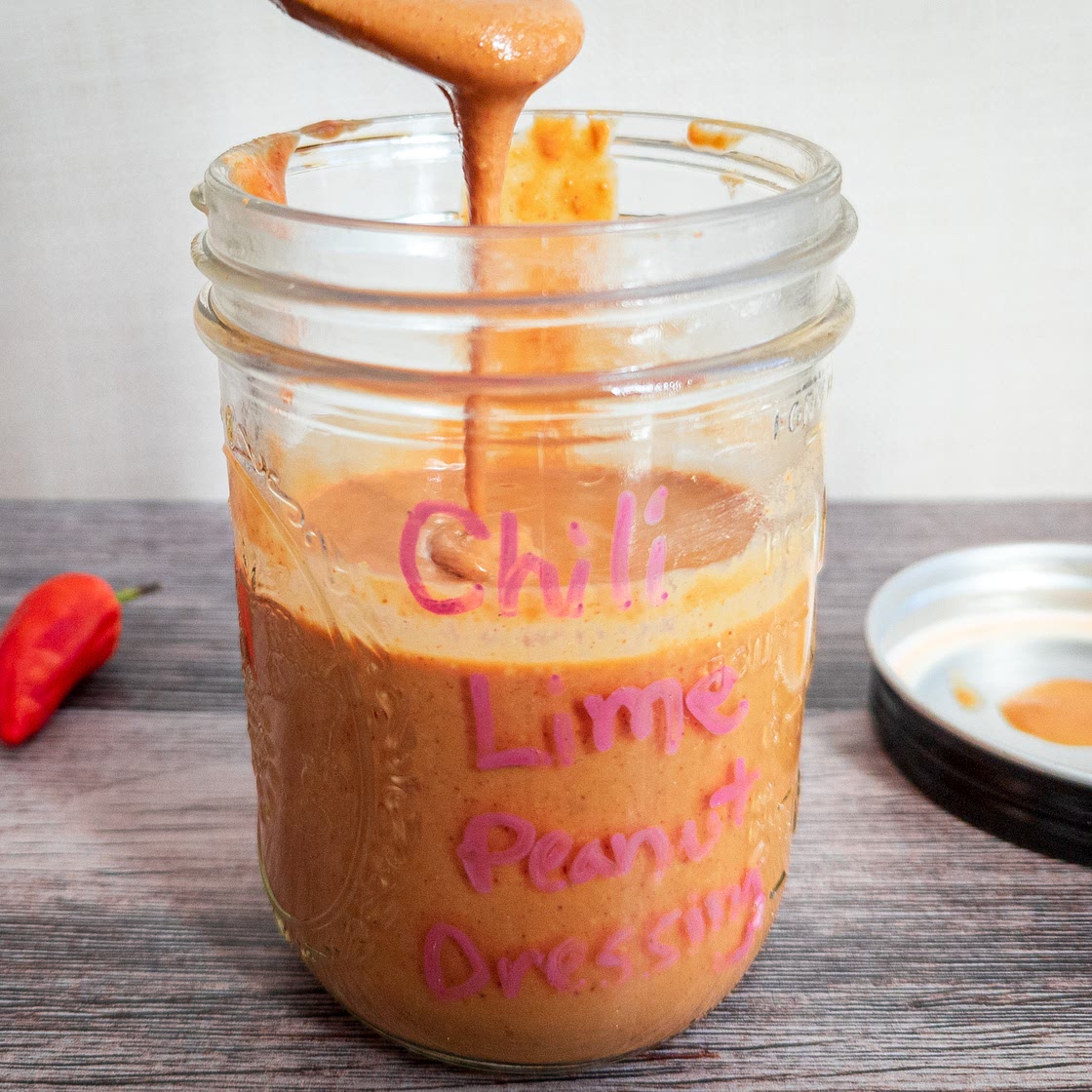 Chili Lime Peanut Dressing