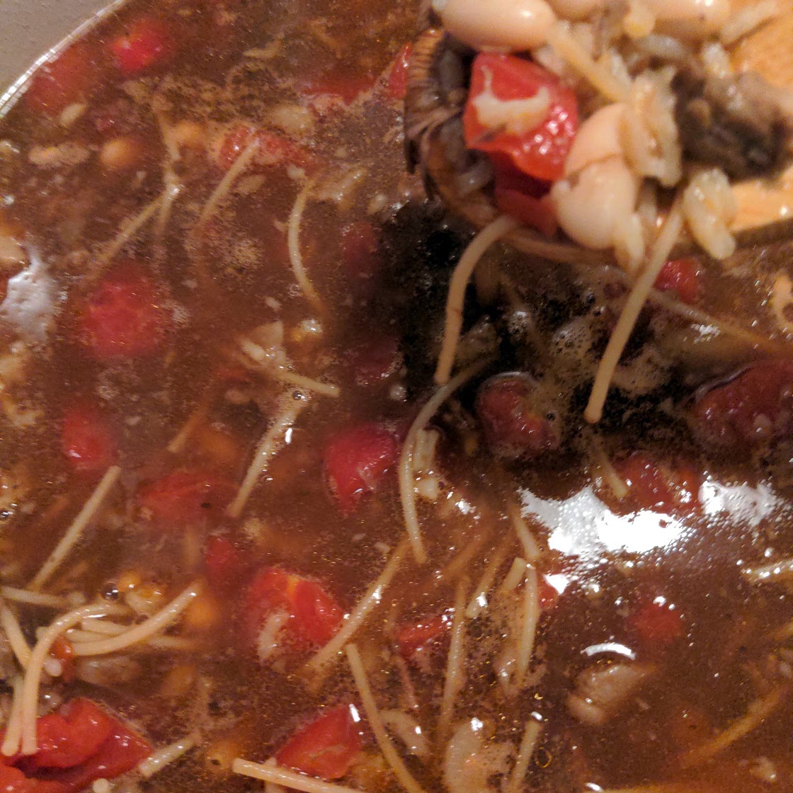 Beef and White Bean Minestroni