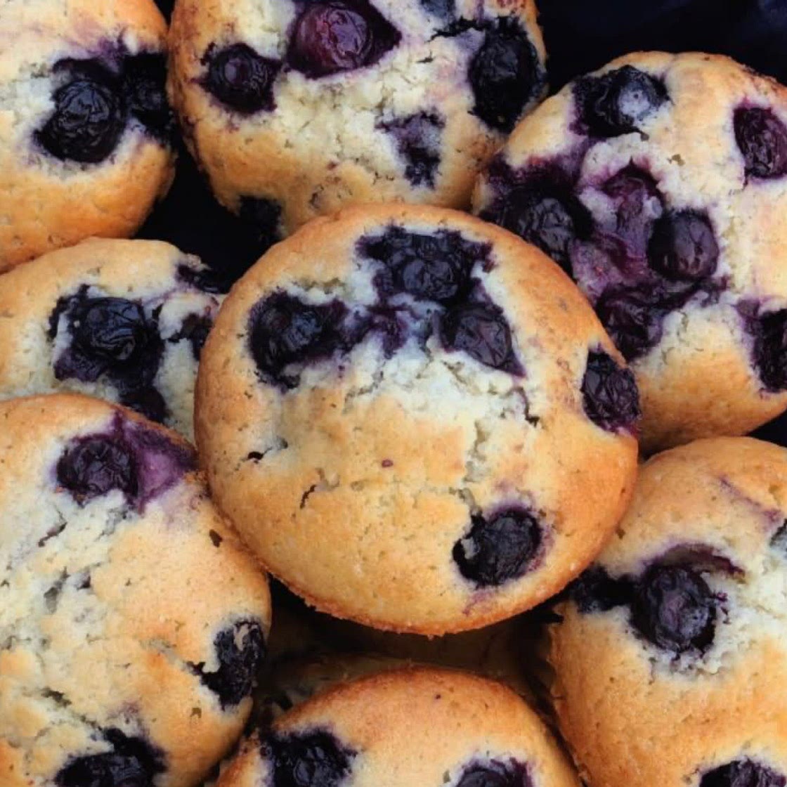 Blueberry muffins 