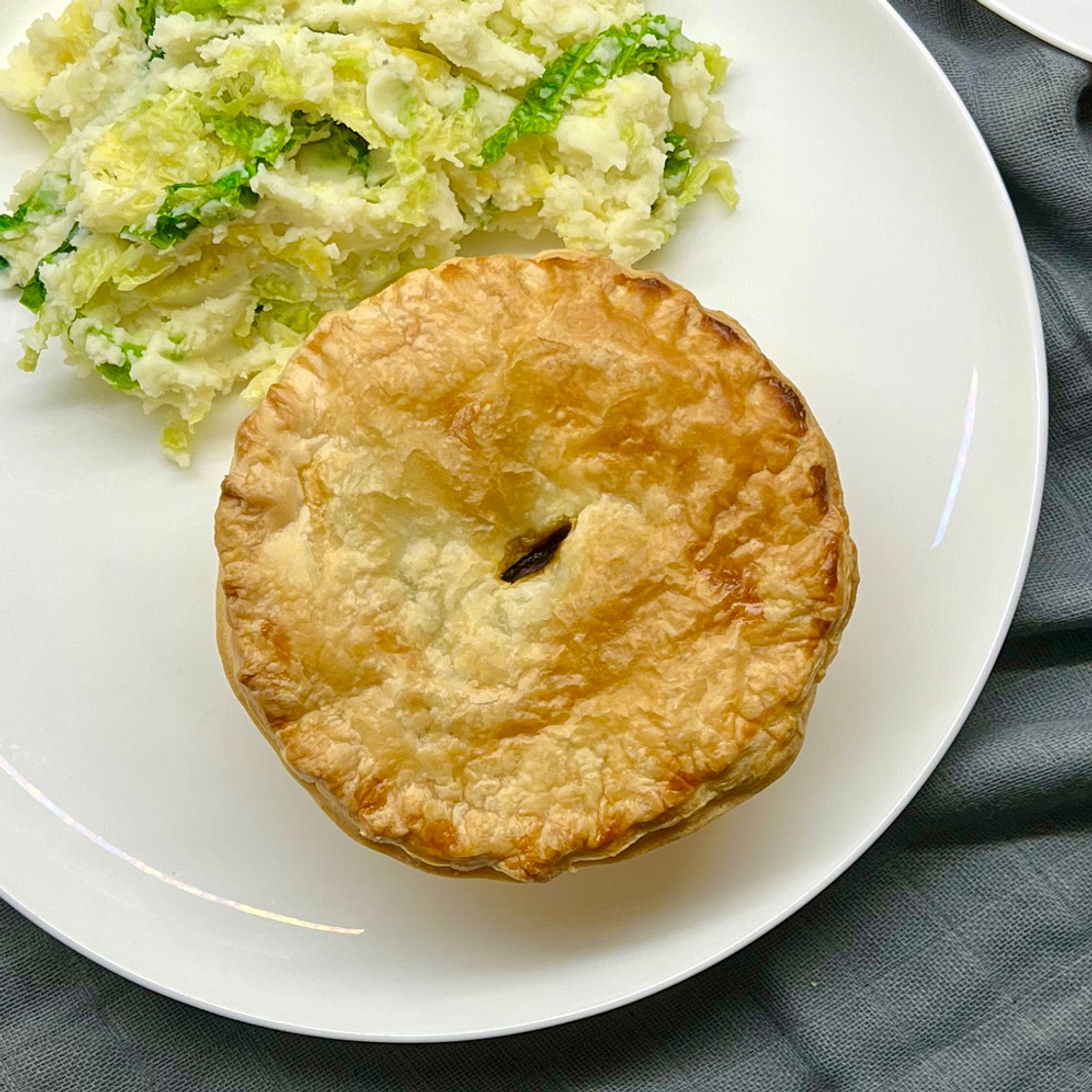 Mushroom and Guinness Pie