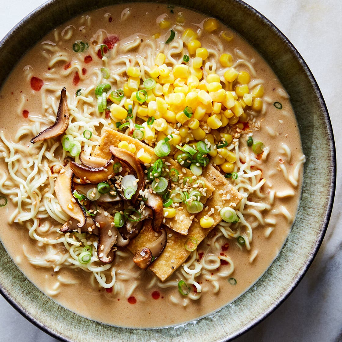 Vegan Tantanmen With Pan-Fried Tofu