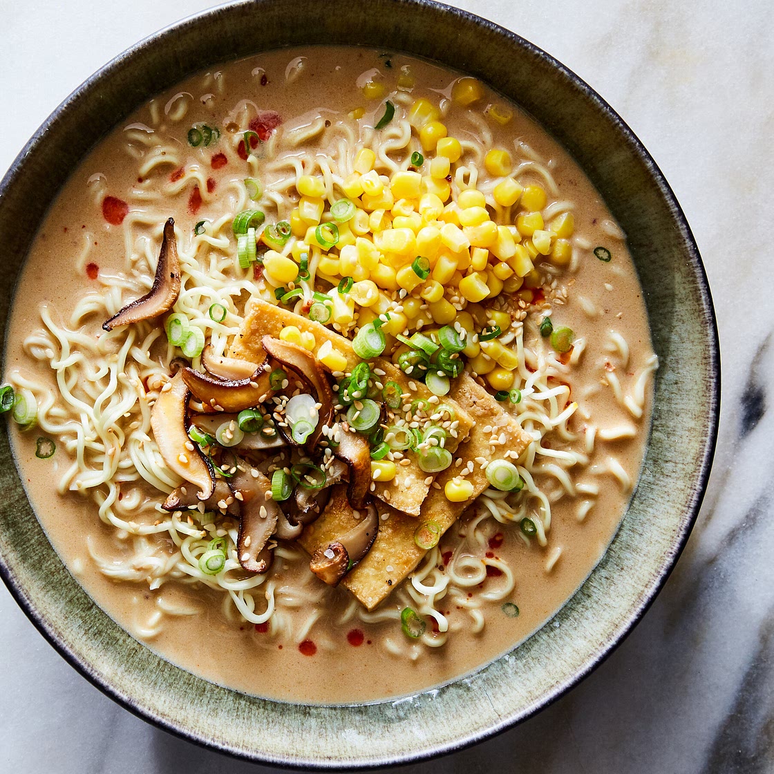 Vegan Tantanmen With Pan-Fried Tofu