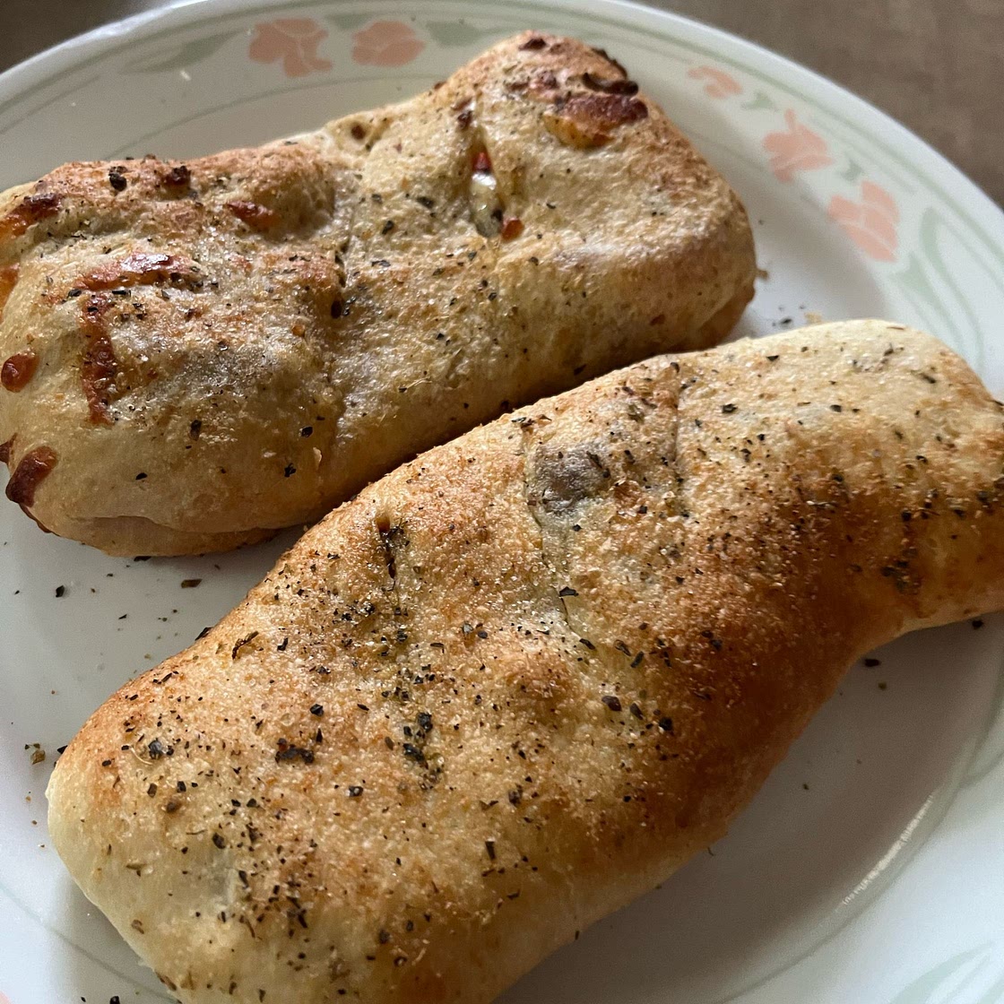 Pork Sausage & Pepper Stromboli with Mozzarella & Marinara Sauce
