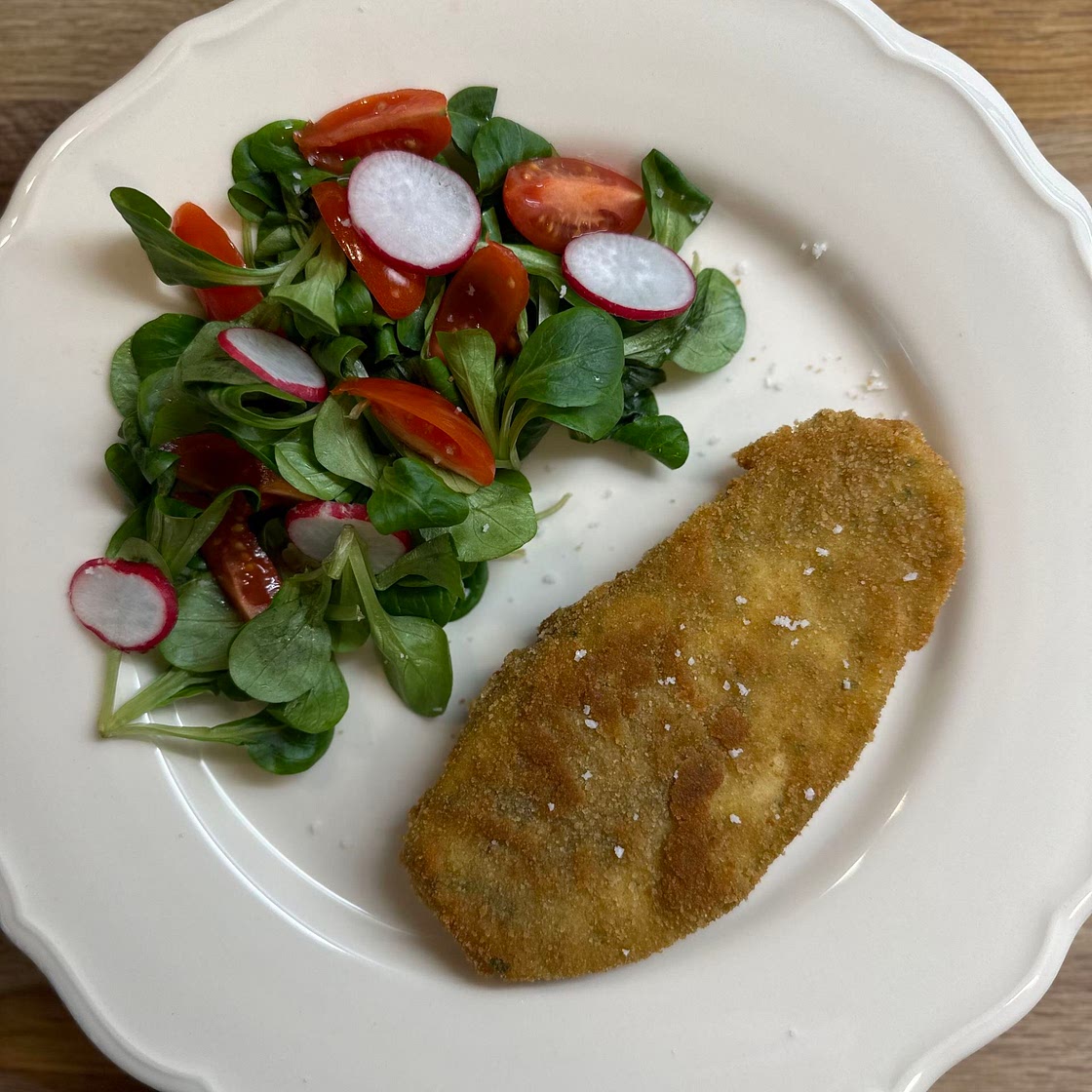 Milanesas de berenjena (Argentinian fried eggplant)