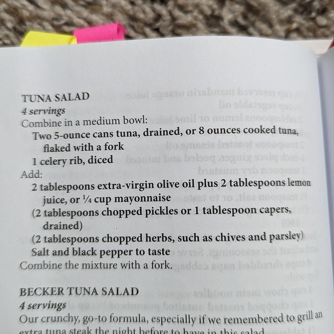 Tuna salad pg124 joy