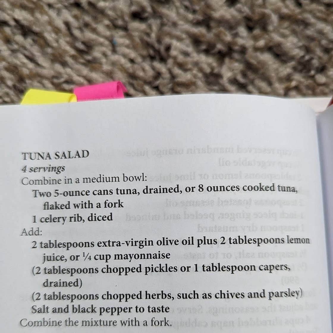 Tuna salad pg124 joy