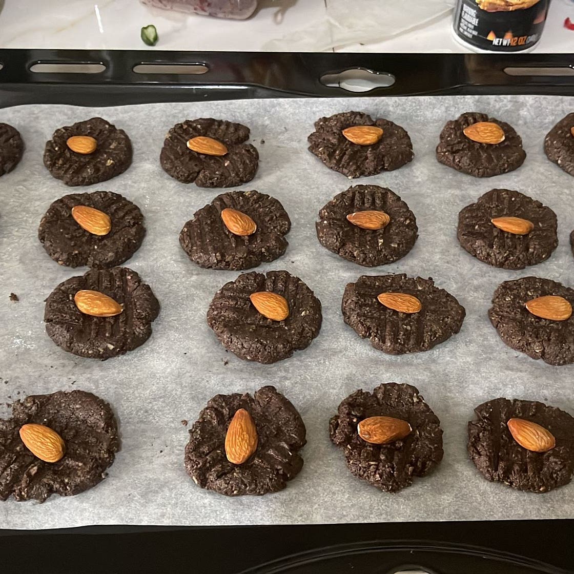 oats cookies with dates and chocolate 🍪 