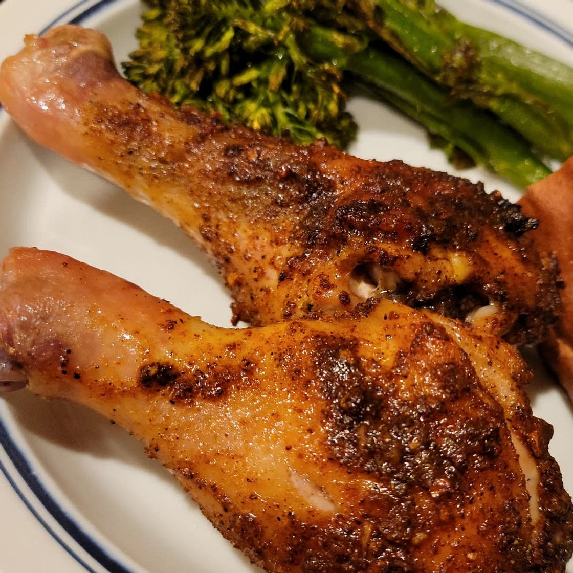 Crispy-Skinned Baked Chicken Drumsticks
