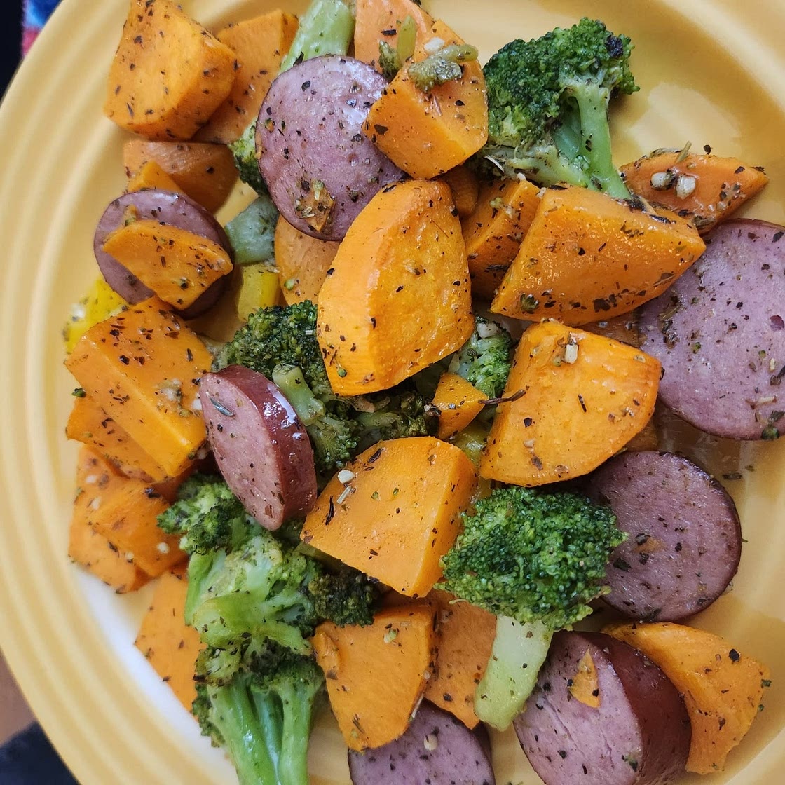 Healthy 20 Minute Sheet Pan Sausage and Veggies