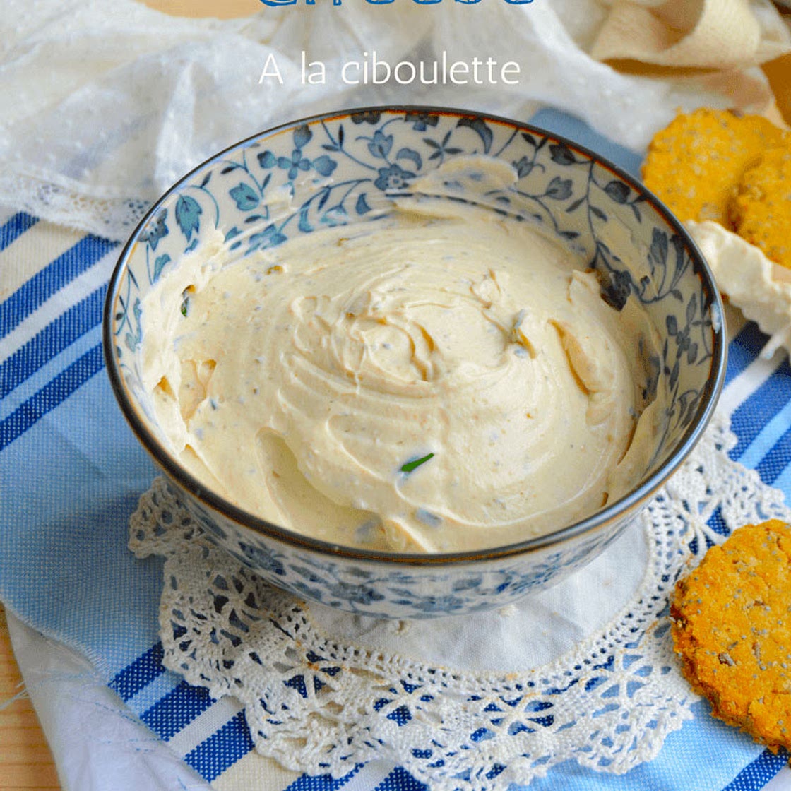 Cream cheese VEGAN à la ciboulette