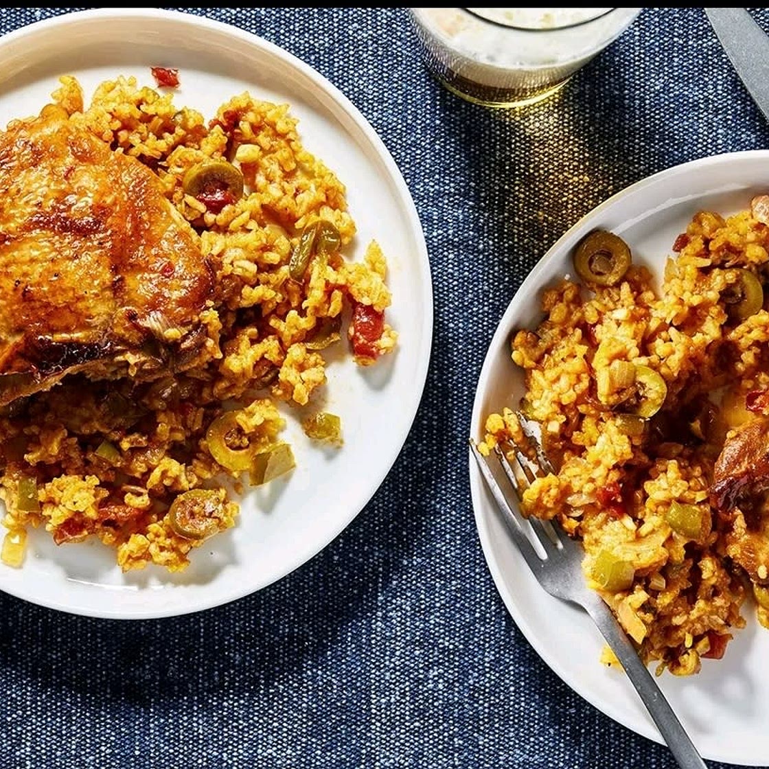 Cuban-Style Chicken and Rice (Arroz con Pollo)