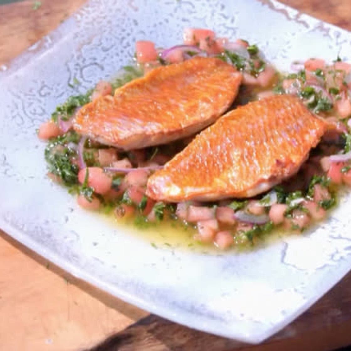 Red Mullet & Sauce Vierge