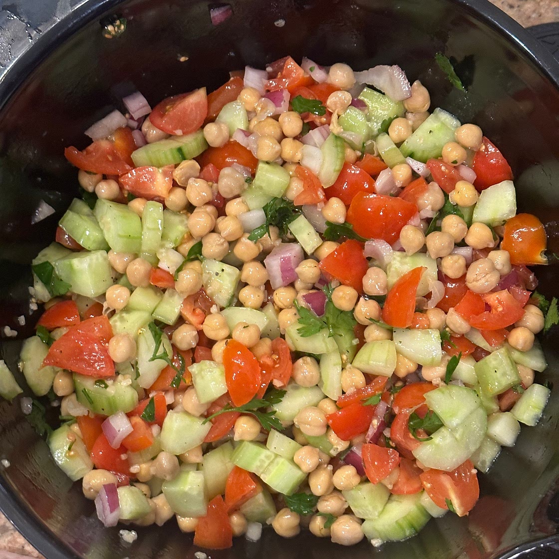 Chickpea salad