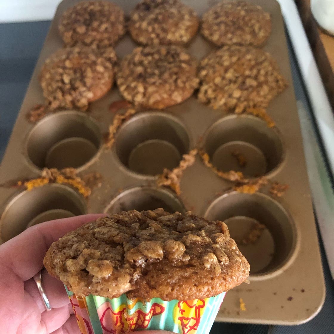 Sourdough Pumpkin Muffins