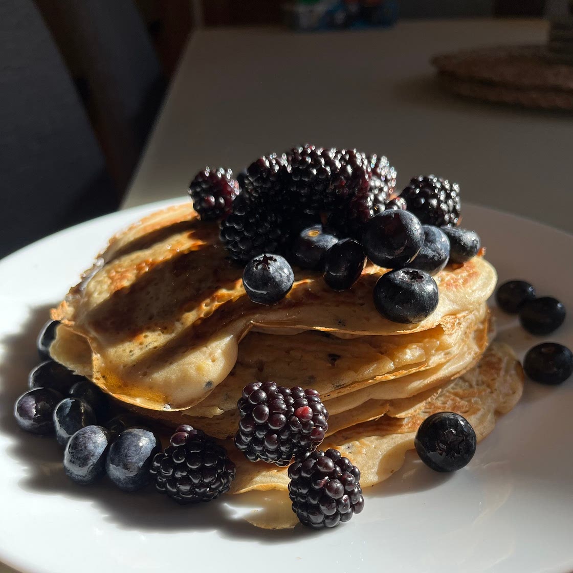 Lemon & Poppy Seed Protein Pancakes