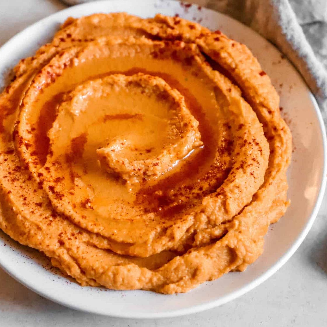 Spicy Sweet Potato Hummus
