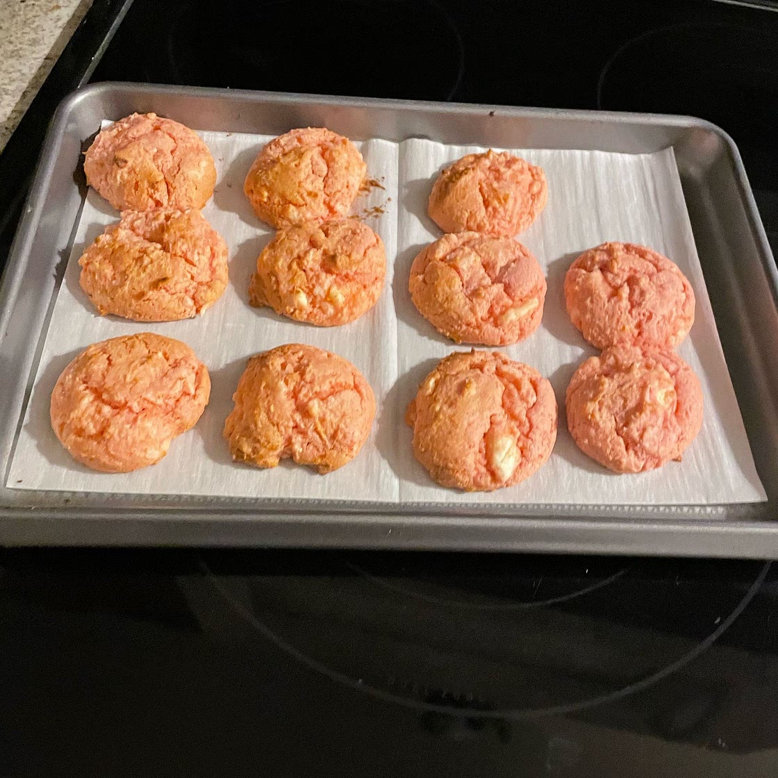 Strawberry Cake Mix Cookies Recipe