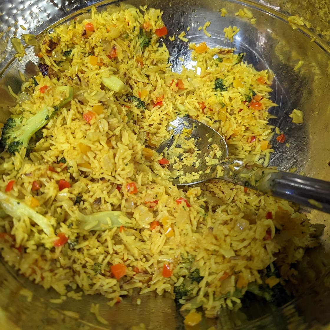 Turmeric Vegetable Fried Rice