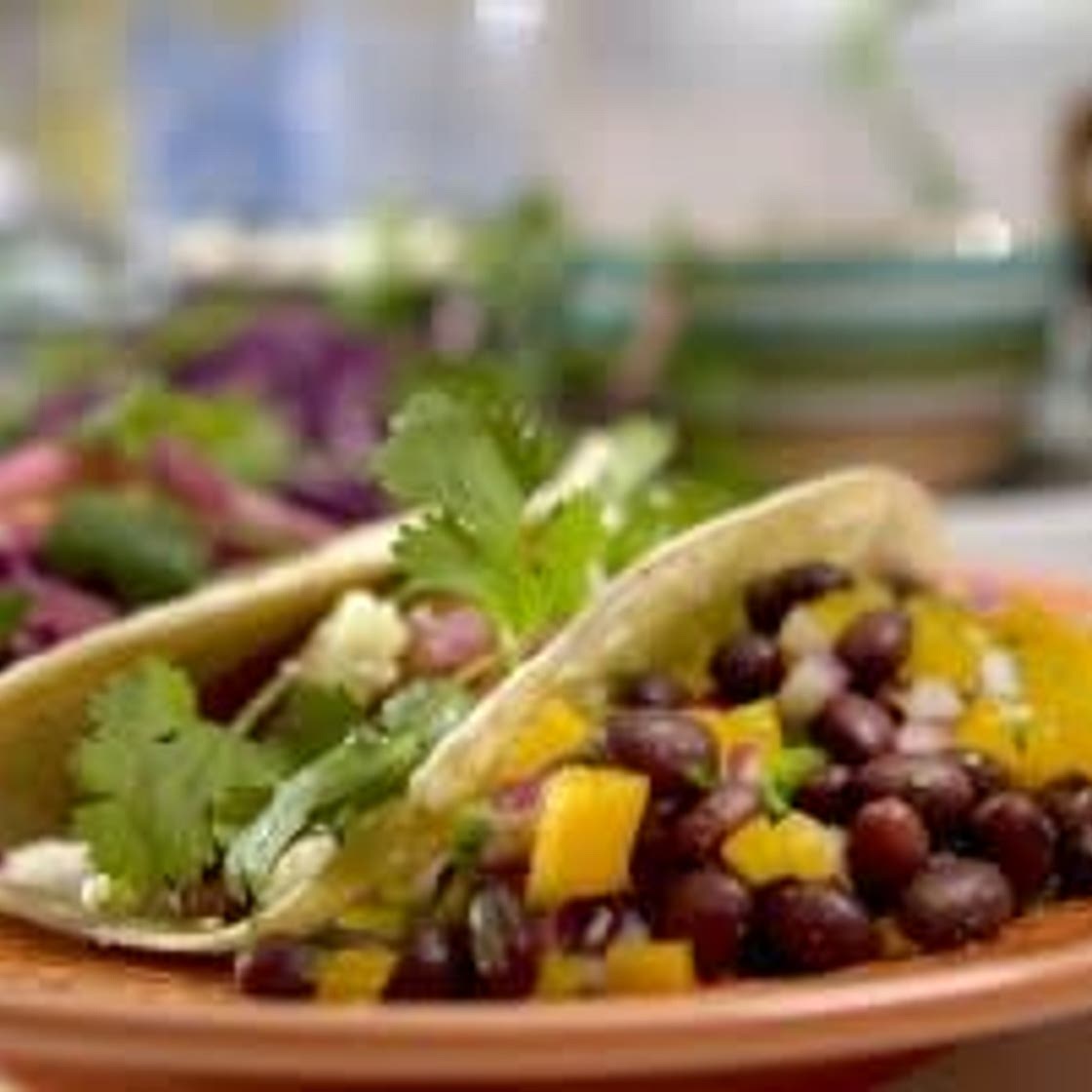 Black Bean Salad with Mango, Cilantro and Lime