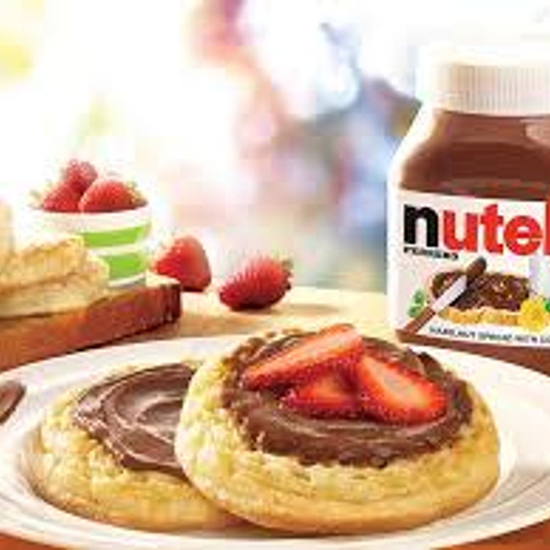 Nutella crumpets low fat 126 calories *