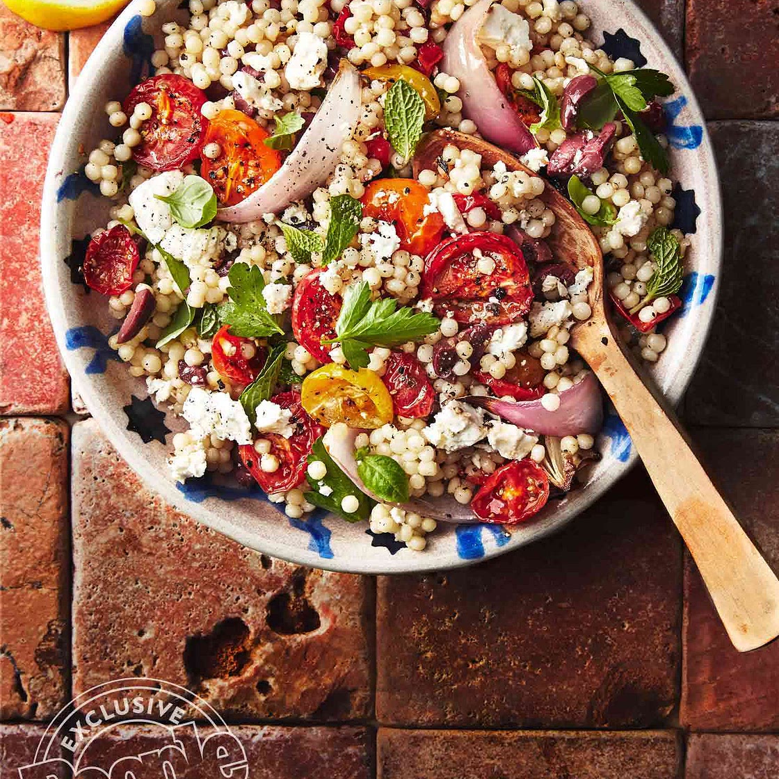 Marissa Hermer's Herb Couscous with Slow-Roasted Tomatoes