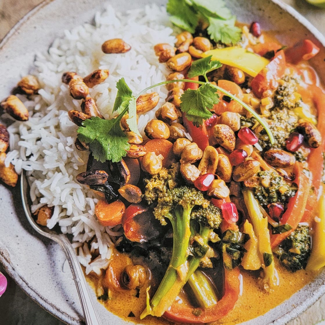 Thai coconut veggie curry