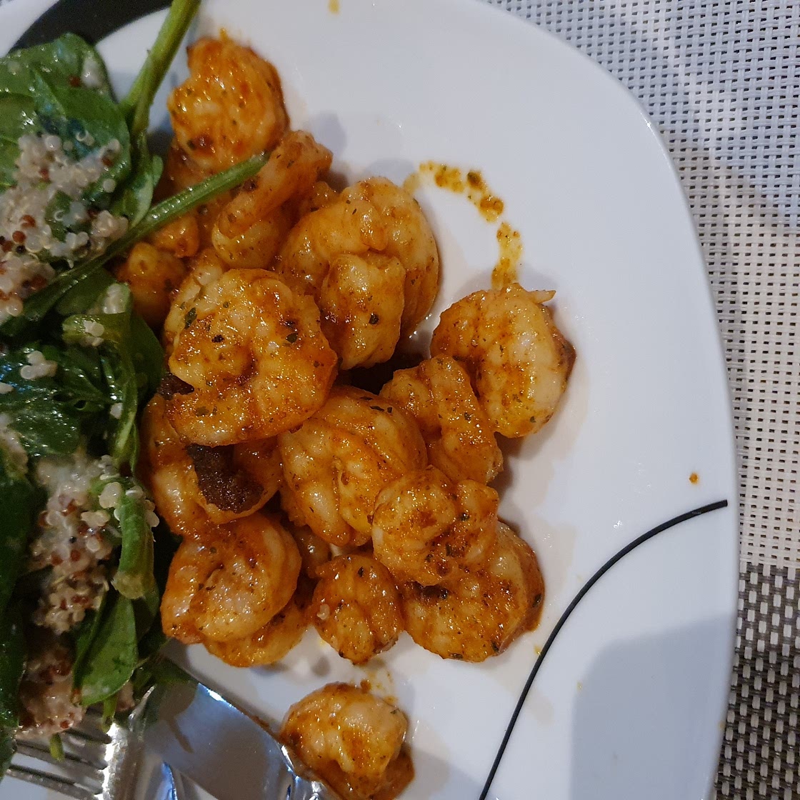 Garlic Shrimp With Smoked Paprika & Honey
