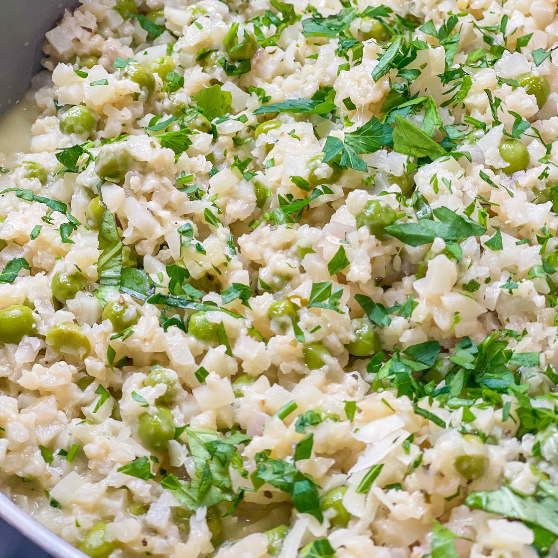 Cauliflower rice risotto 