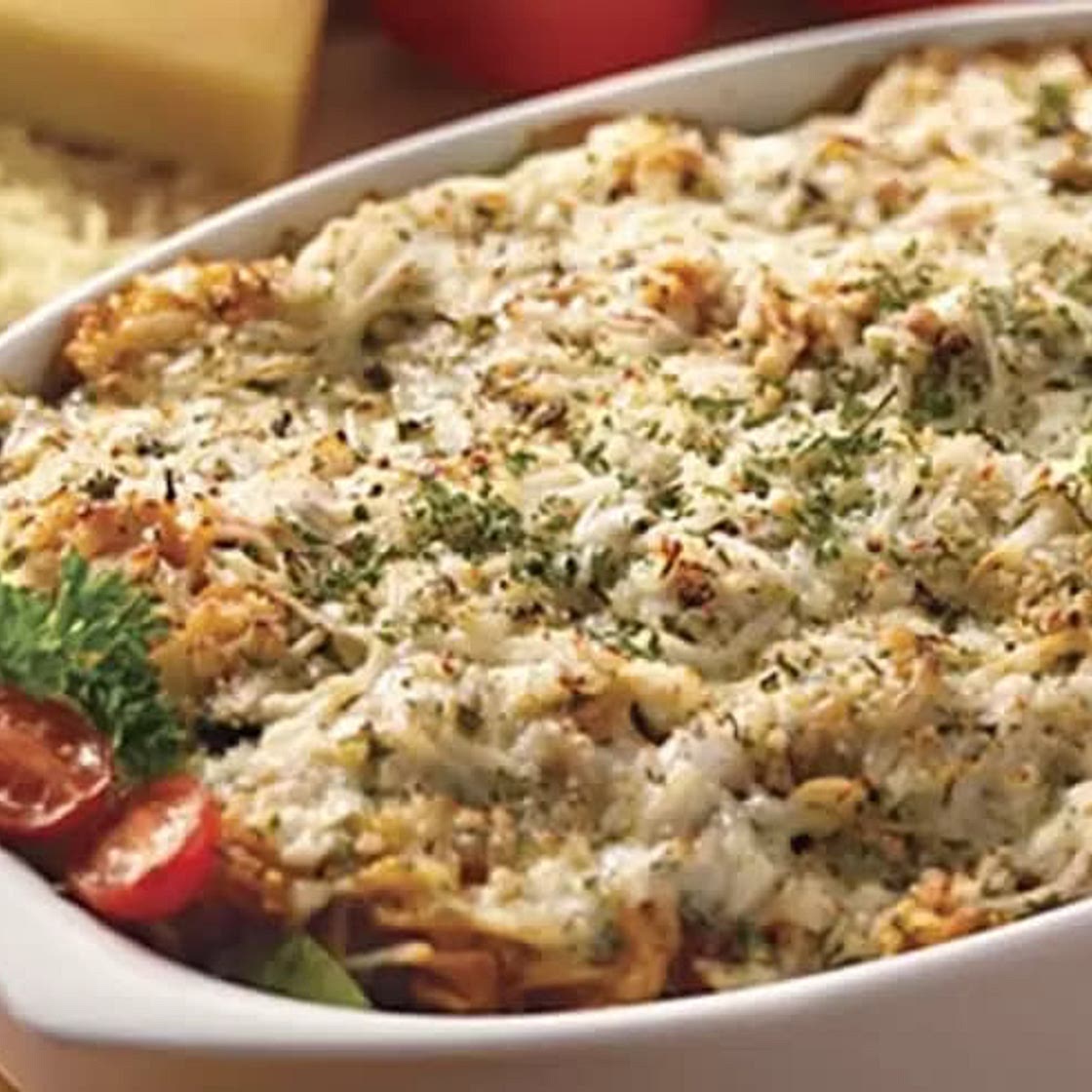Meatball Spinach Bake