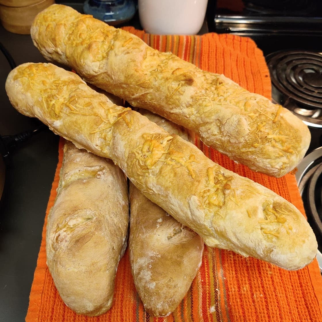 No Knead Bread-Baguette