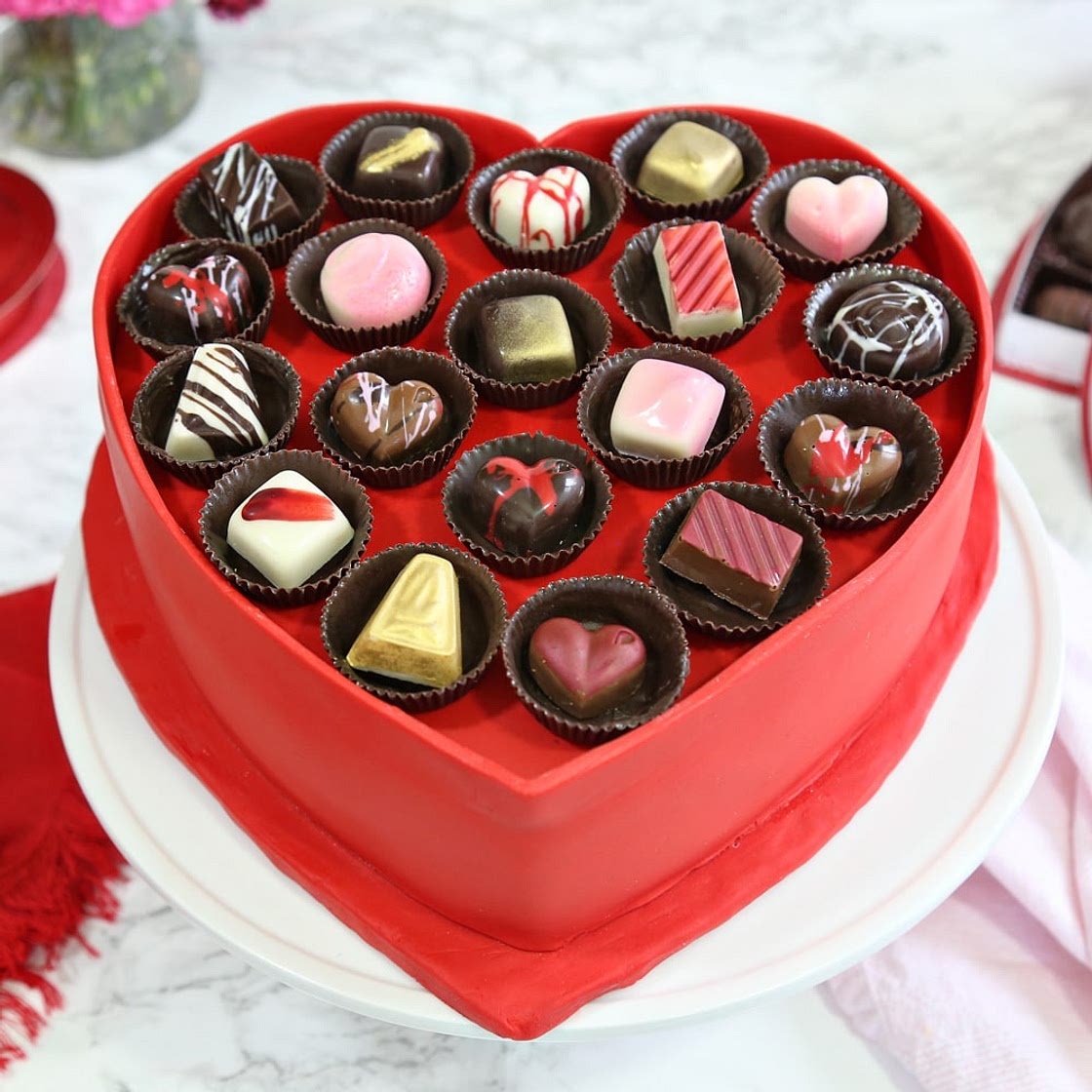 Box of Chocolates Cake