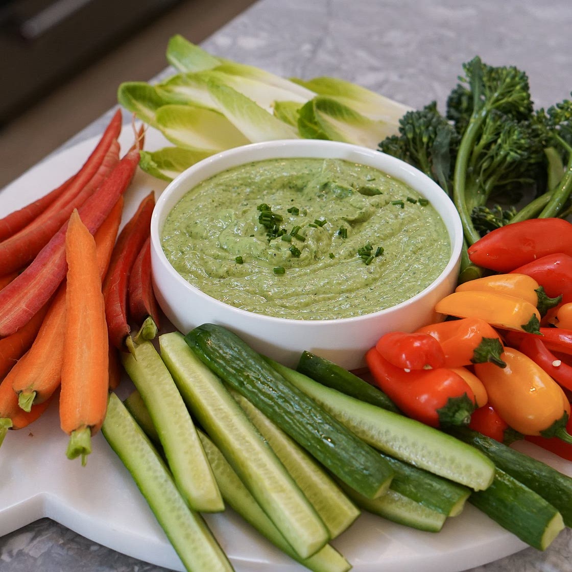 Gourmet Gameday: Green Goddess Veggie Board — Hauste