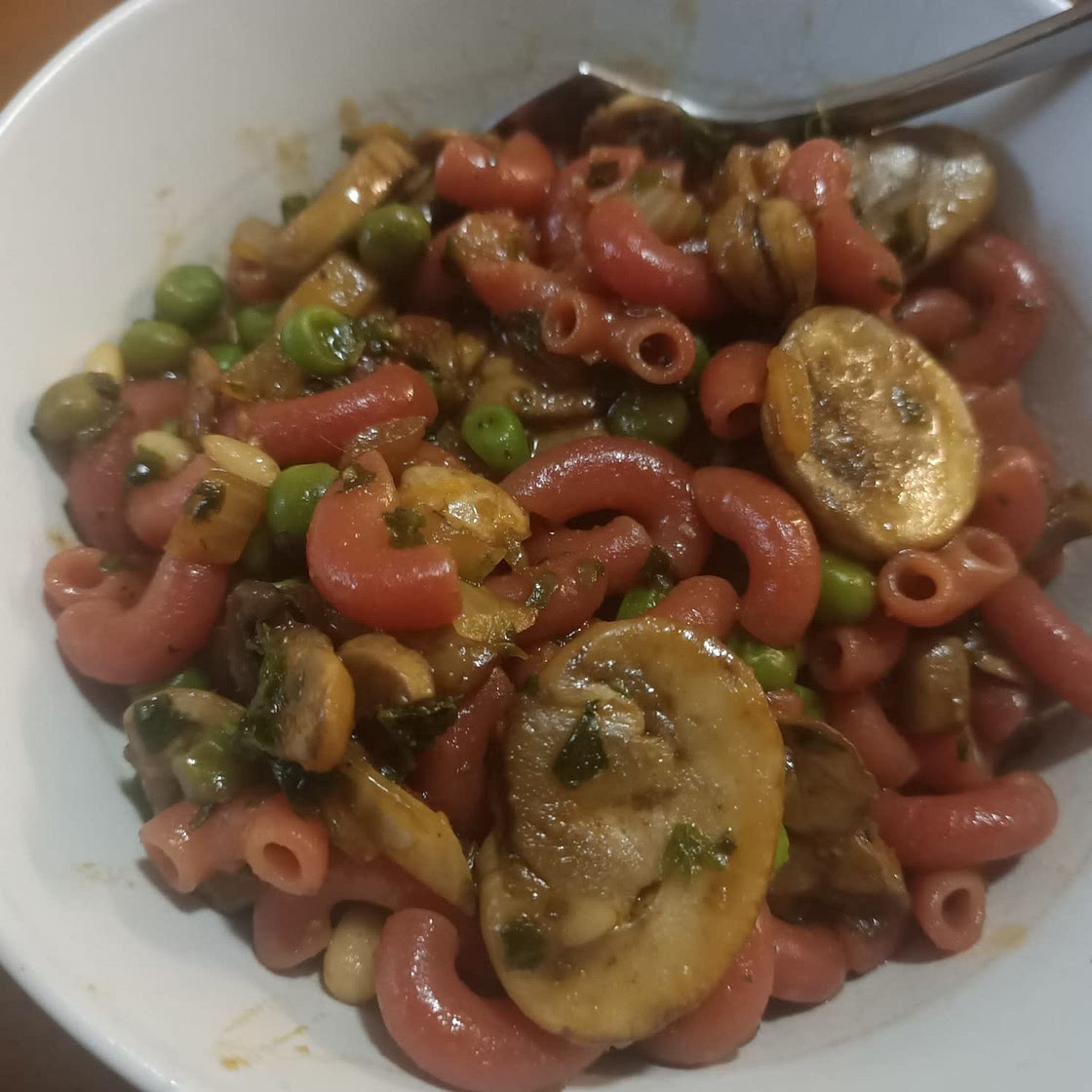 Vegan Mushroom Pasta with Spinach (easy recipe)