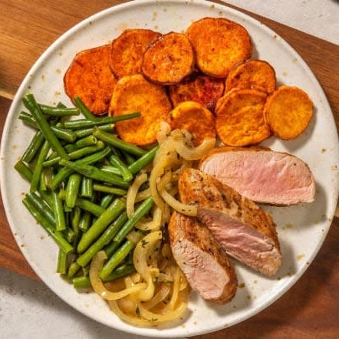 Schweinefilet mit Honig-Thymian-Sauce