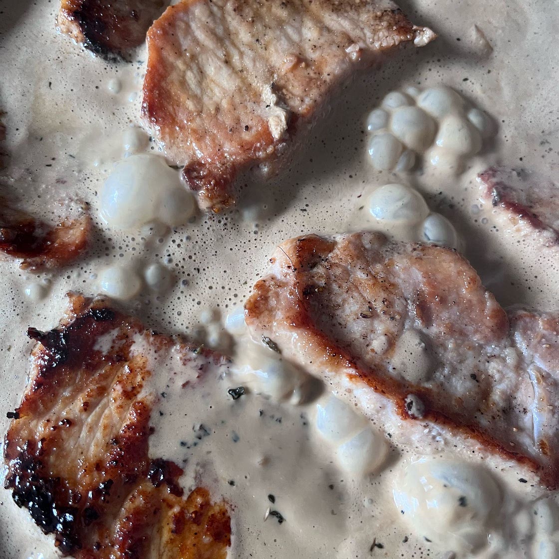 Creamy Balsamic Pork Tenderloin