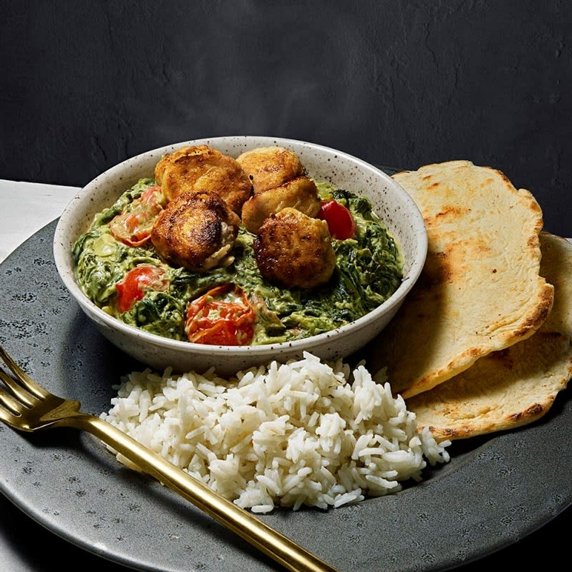 Palak paneer med ricotta
