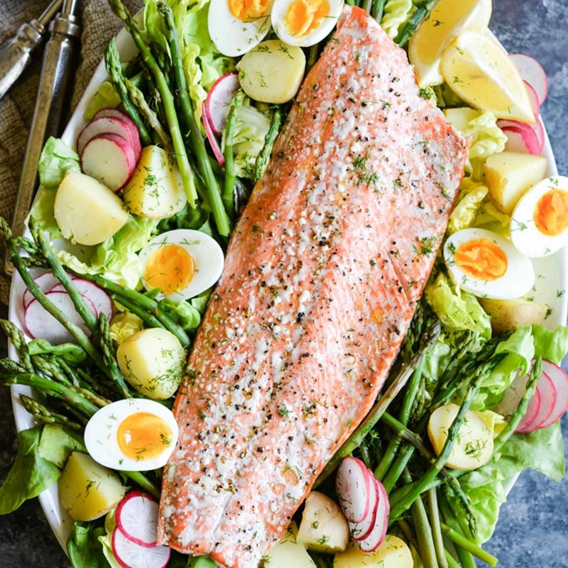Salmon Nicoise Salad
