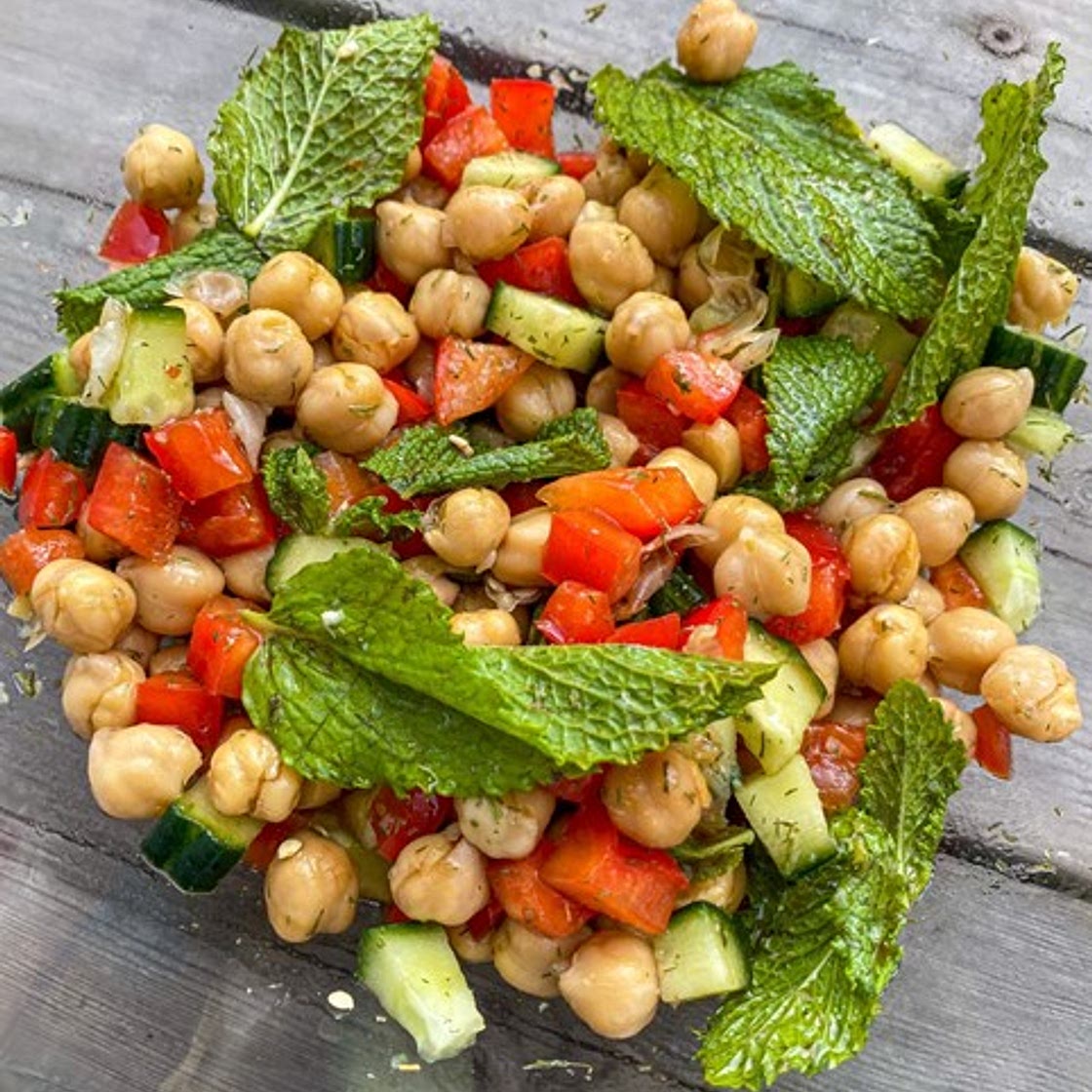 Lebanese Chickpea Salad -