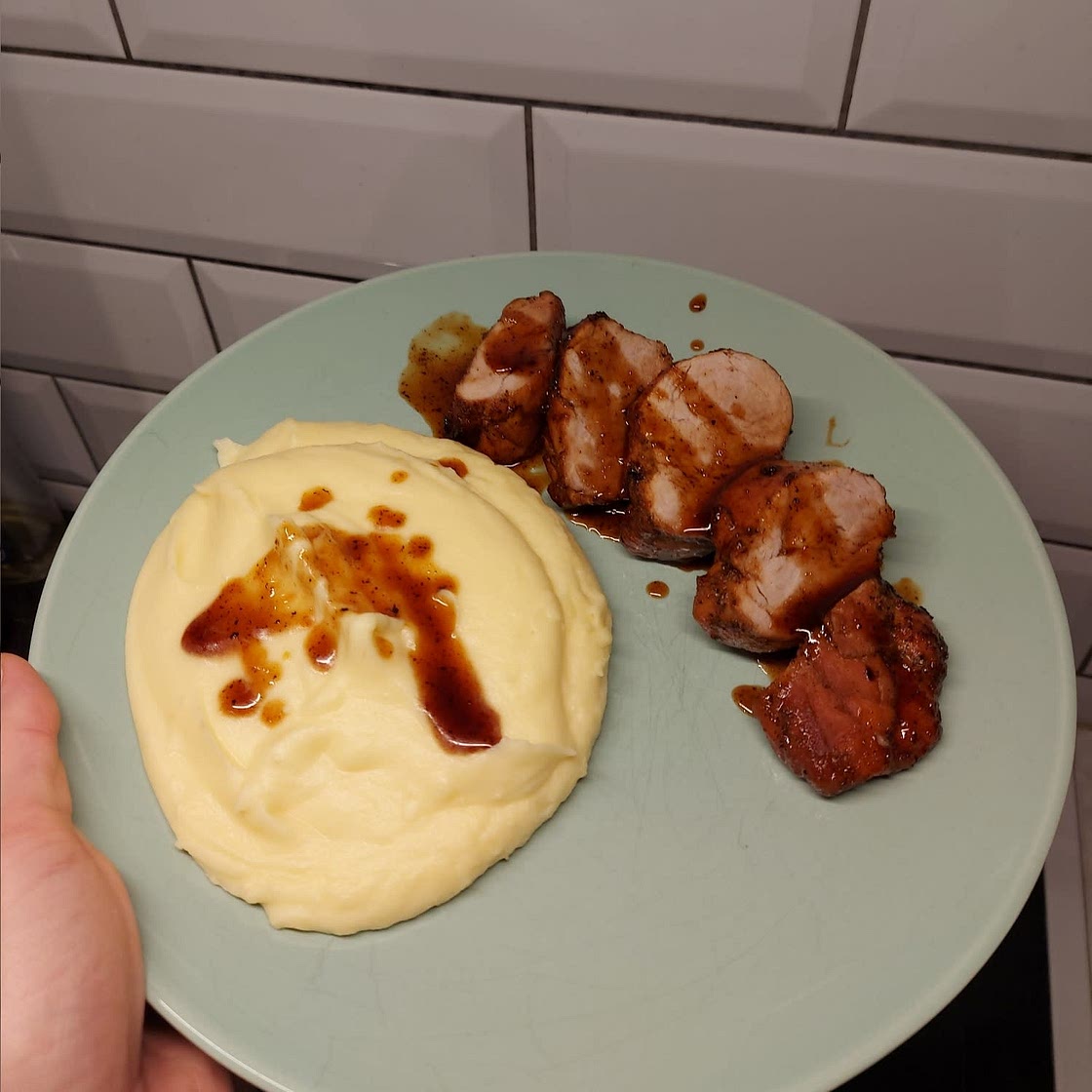 Pork Tenderloin with Honey Garlic Sauce