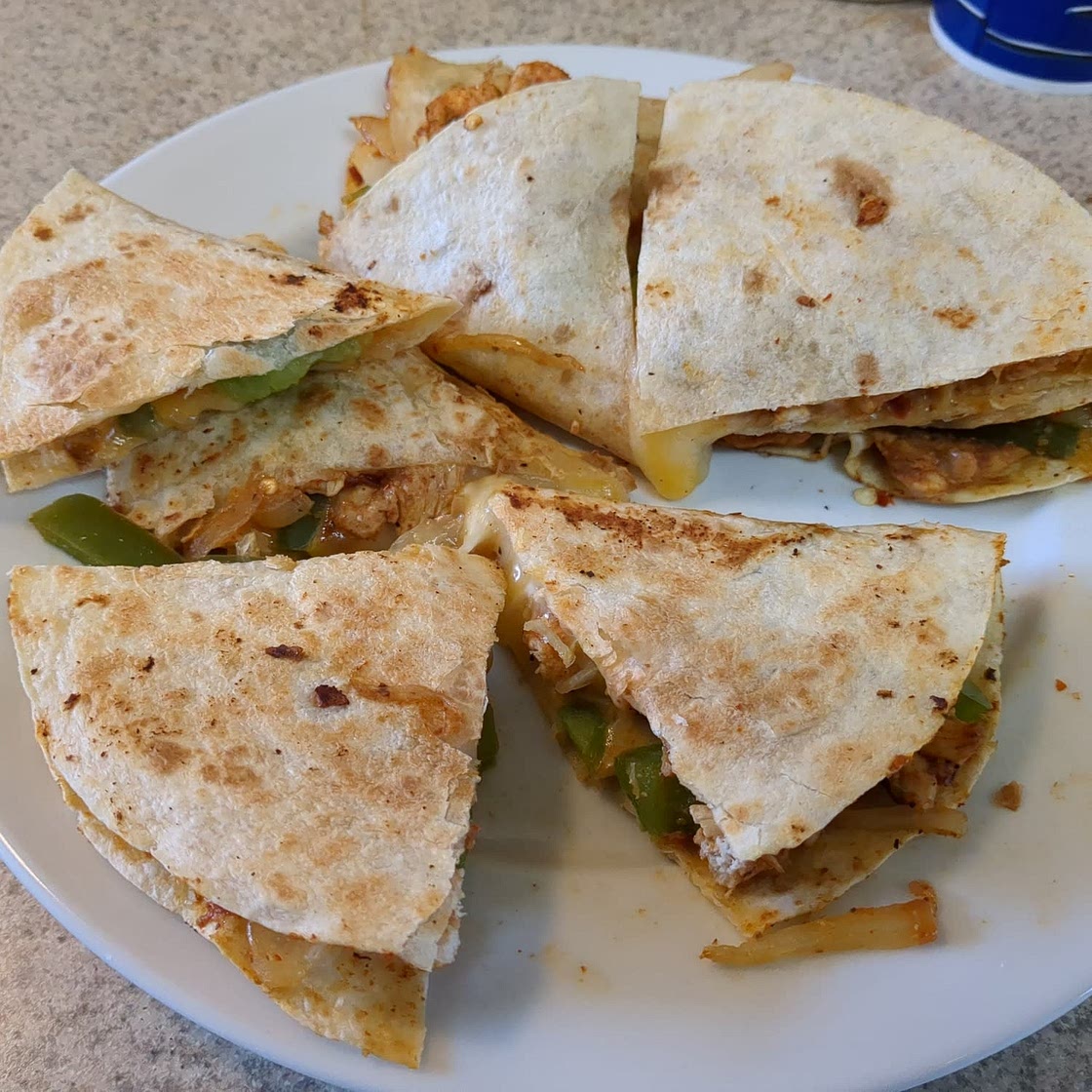 Chicken quesadillas