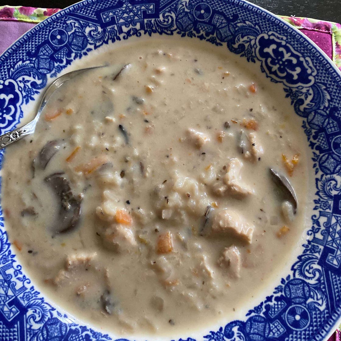 Healthy Chicken Wild Rice Soup Instant Pot, Stovetop, or Slow Cooker