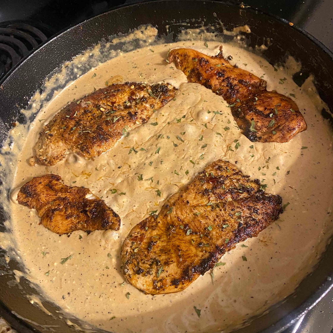 Chicken in Italian Cheese Sauce