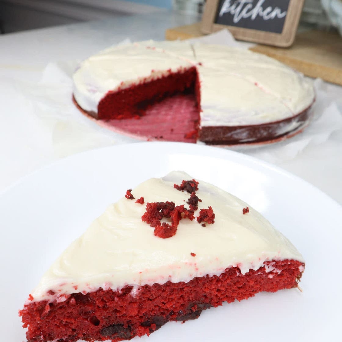 Almond Flour Red Velvet Cake