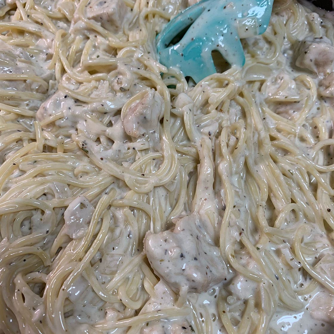 White Wine Garlic Butter Bucatini