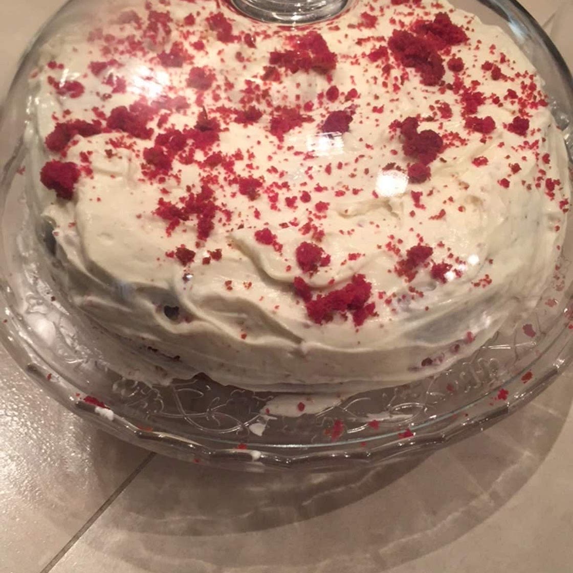 Red velvet cake {vanille chocolat}