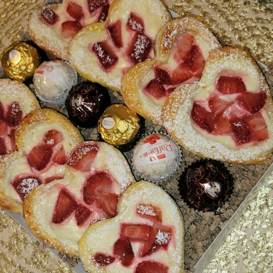 Cheese Heart Danishes