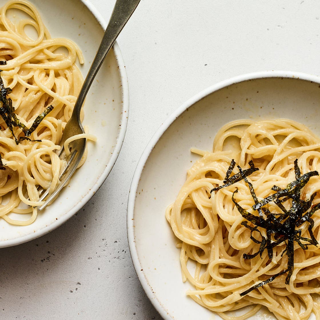 Five-Ingredient Creamy Miso Pasta
