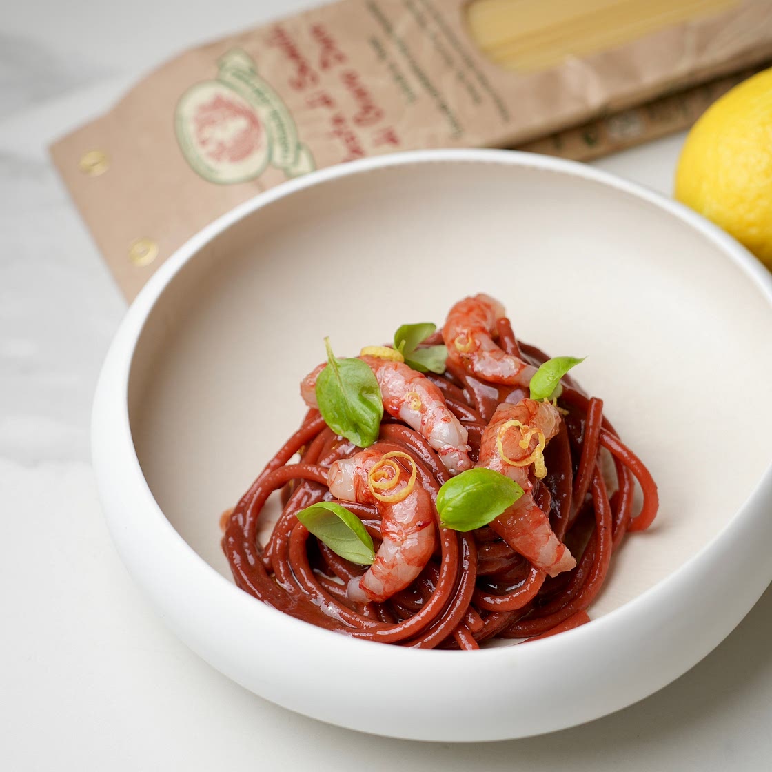 ITALIANO - Spaghetti alle rape, gamberi e zenzero