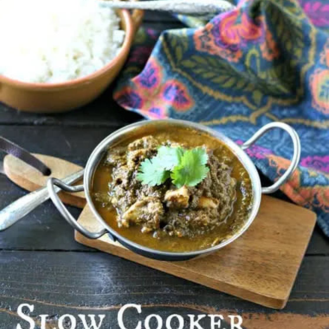 Slow Cooker Chicken Saag