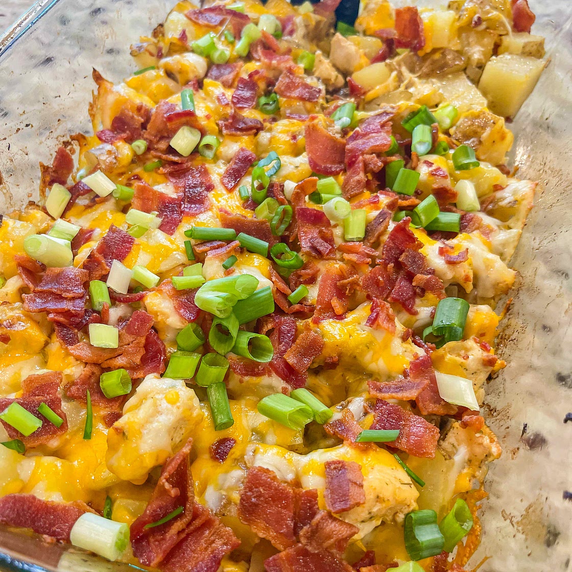 Loaded baked potato casserole